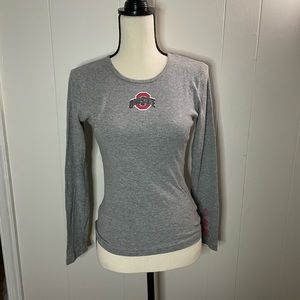 Ohio State Grey Long Sleeve Shirt IZOD